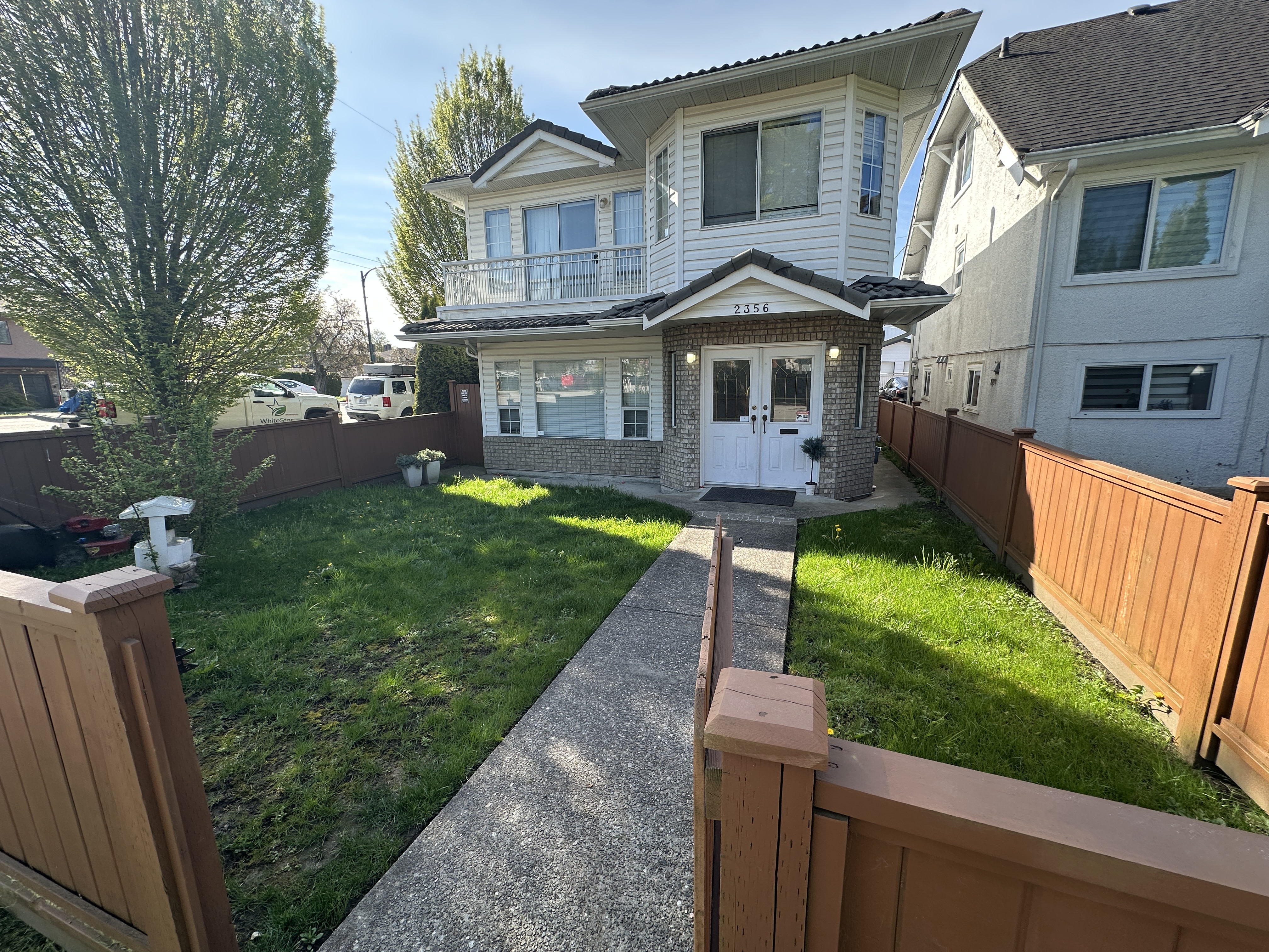 Front lawn, before